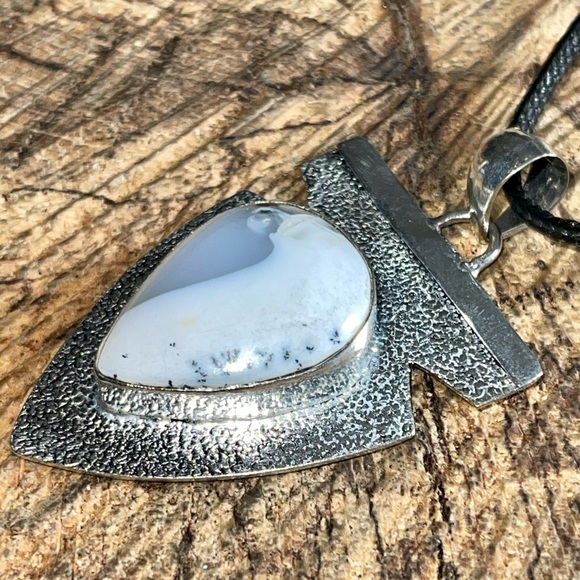 Dendritic Agate Pendant 2 1/4” - Picture 9 of 13